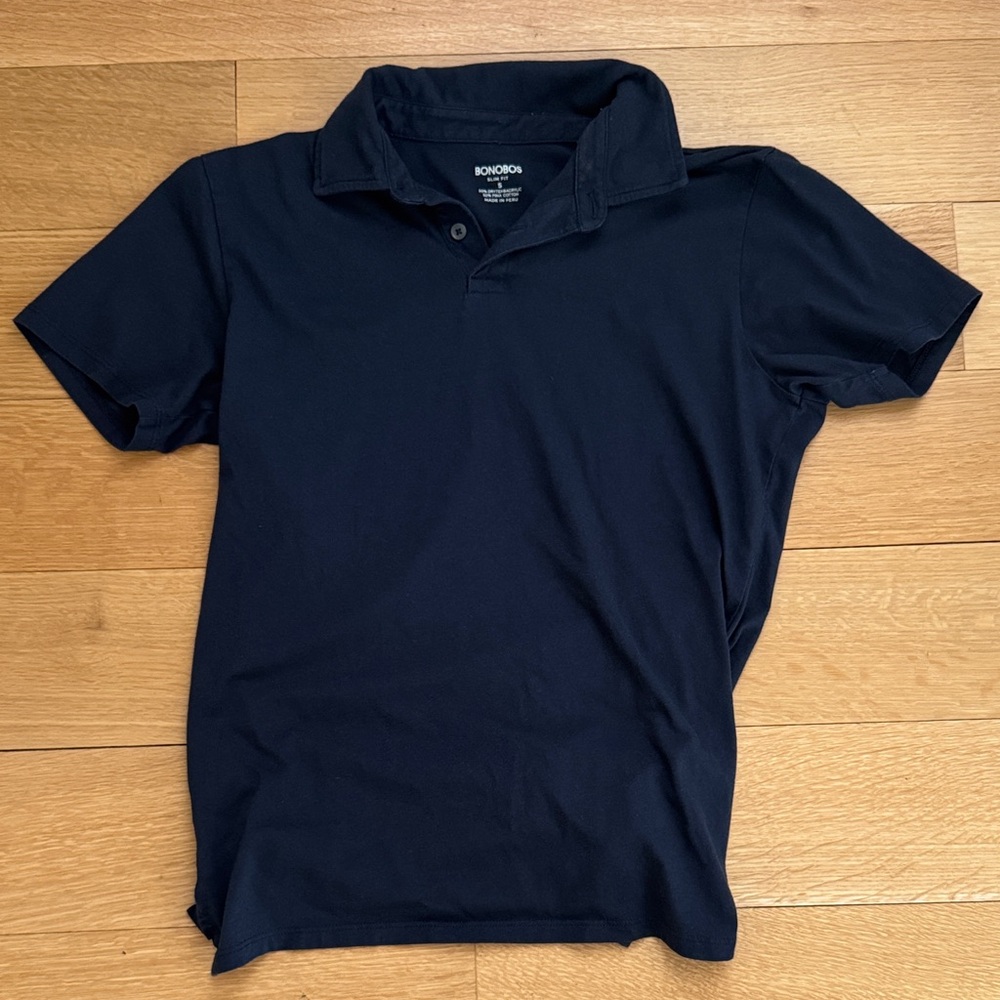 Bonobos Dark Blue Polo Shirt